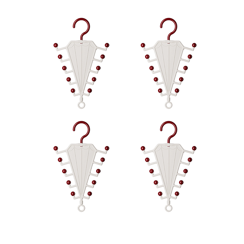 Multi-Functional V-Shaped Double Sided Hanger Storage Rack