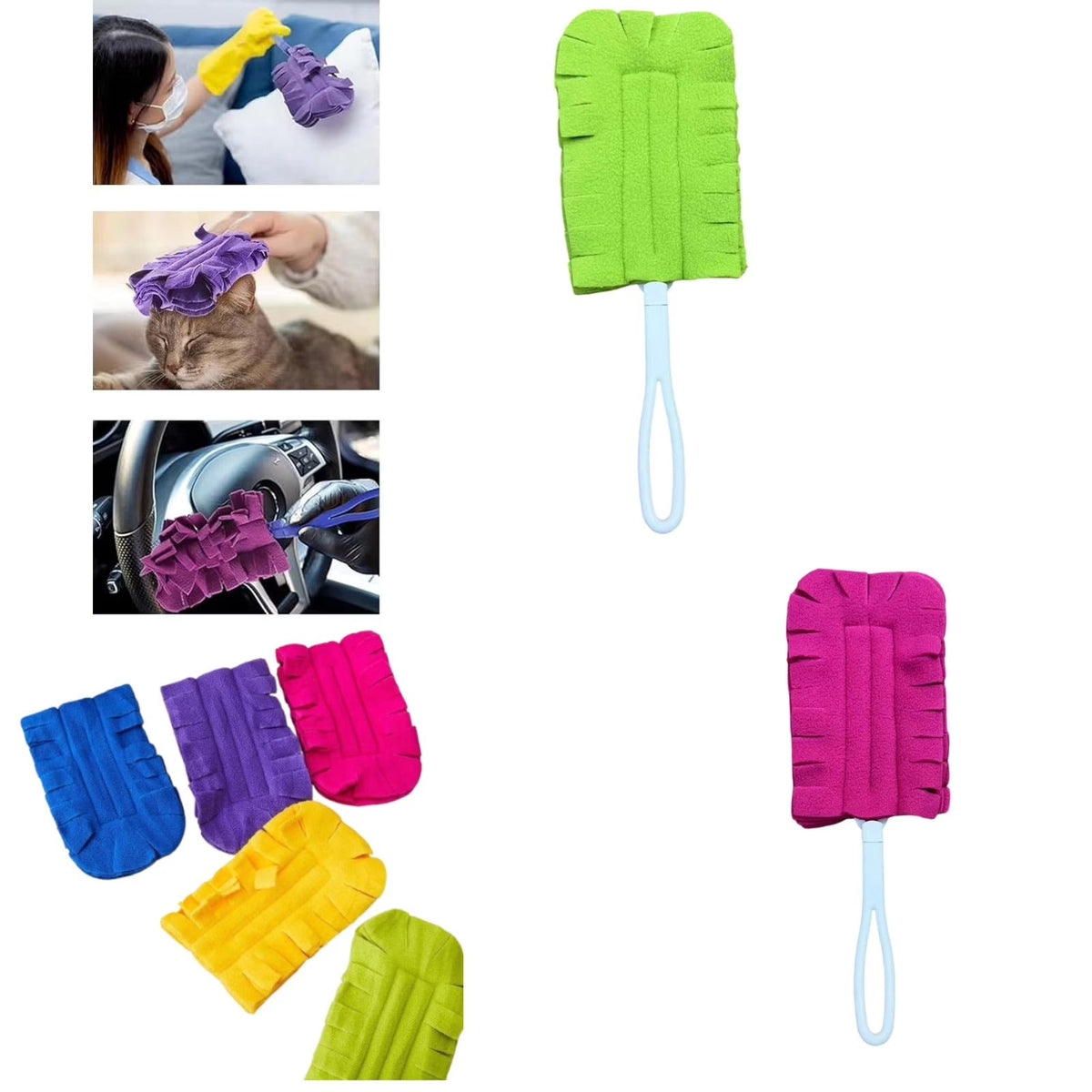 Reusable Chenille Microfiber Dust Duster