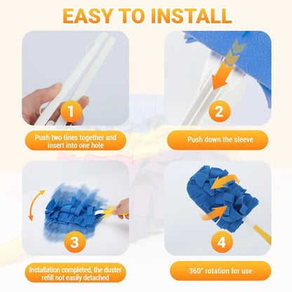 Reusable Chenille Microfiber Dust Duster