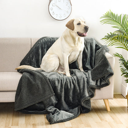 Water-Resistant Dog Throw Blanket