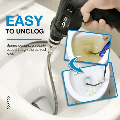 Limited Sale 50% OFF Electric drain cleaning spring succeeds