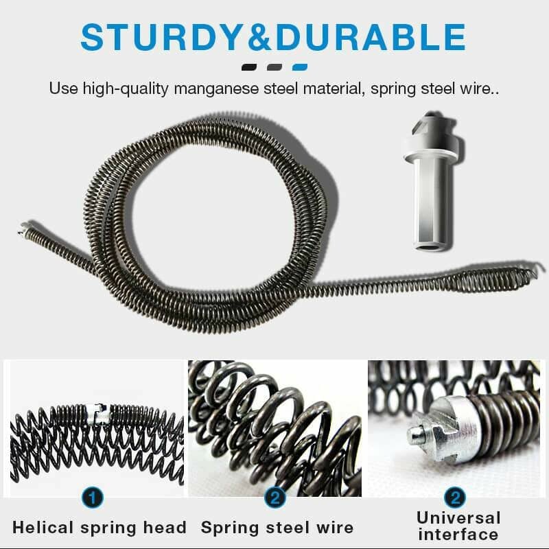 Limited Sale 50% OFF Electric drain cleaning spring succeeds